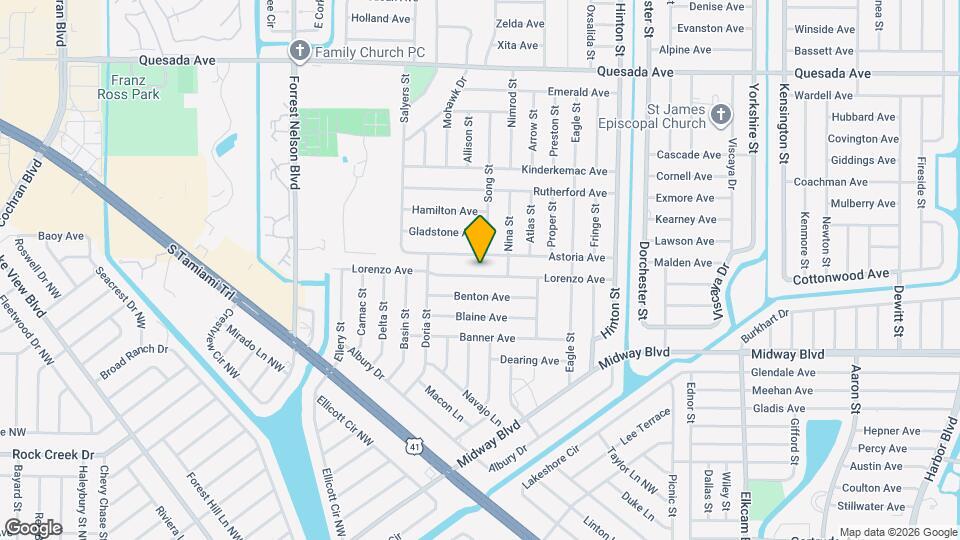 20254 Lorenzo Ave Map and Location Details