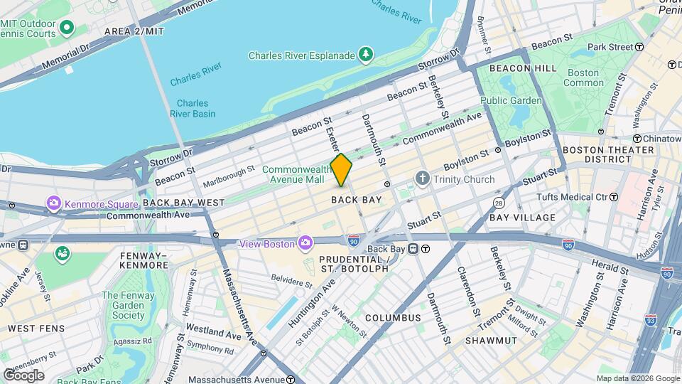208 Newbury St, Unit 1 Map and Location Details