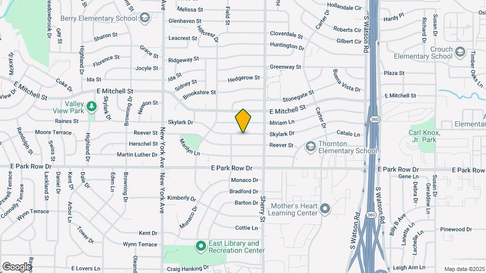 2106 Skylark Dr Map and Location Details