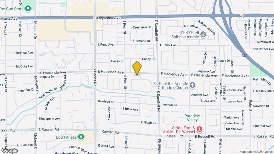 3676 N Braewood Ave Map and Location Details