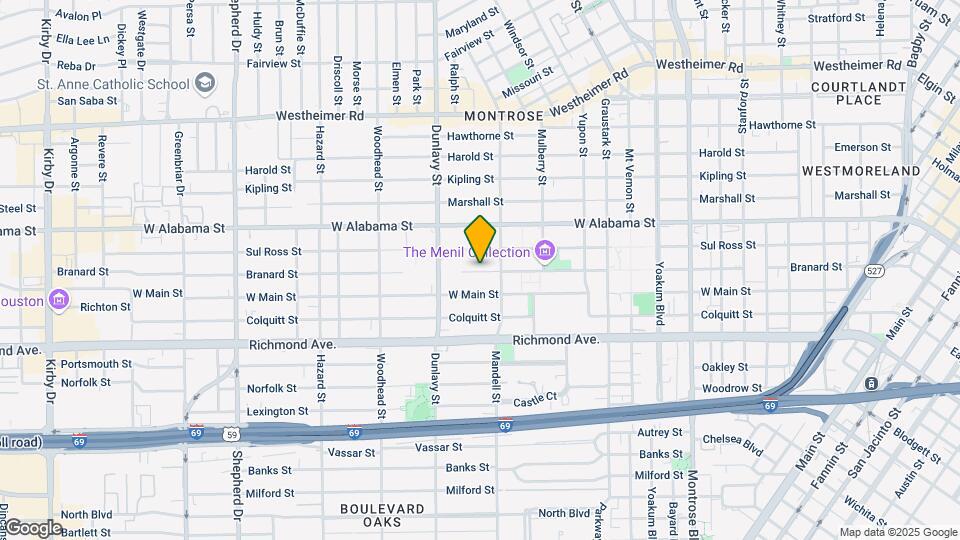 1620 Branard St Map and Location Details