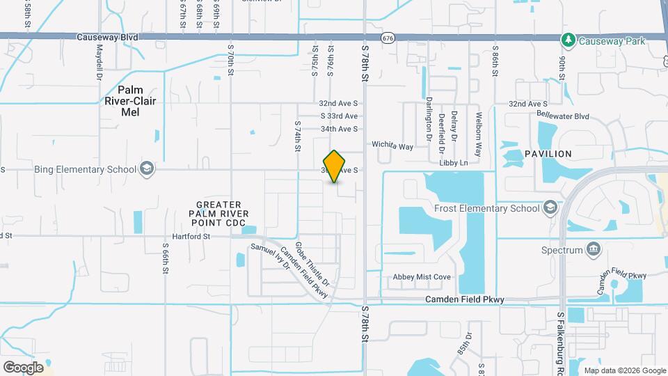 3657 Fulton Ferry Ln Mapa y Detalles de la Ubicación