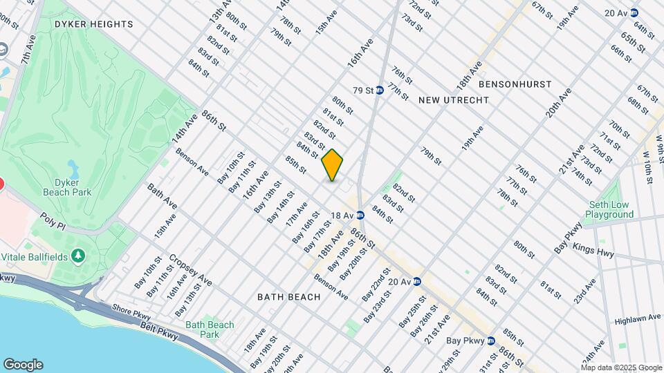 8428 Bay 16th St Mapa y Detalles de la Ubicación
