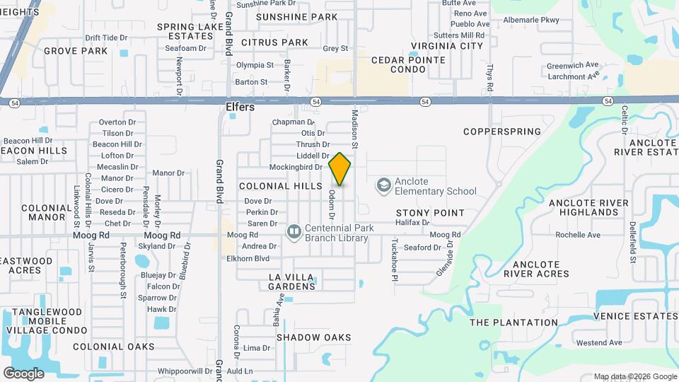 3633 Cockatoo Dr Map and Location Details