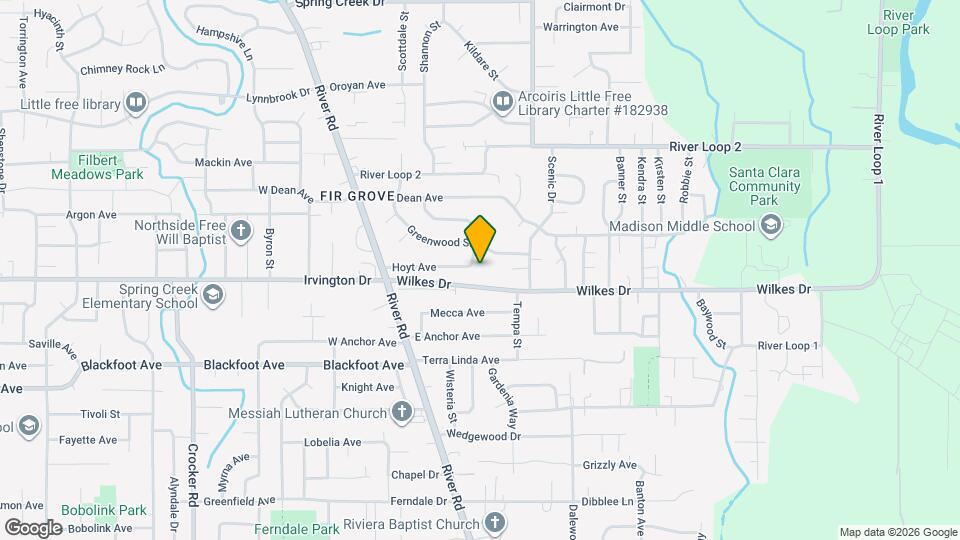 3585 Castrey St Map and Location Details