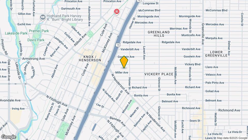 5129 Miller Ave Map and Location Details