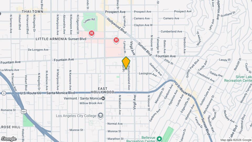 4563 Lexington Ave Map and Location Details