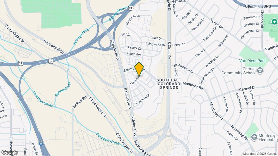 2264 Saint Paul Dr, Unit B Map and Location Details