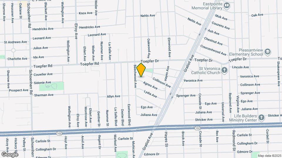 14637 Agnes Ave Map and Location Details