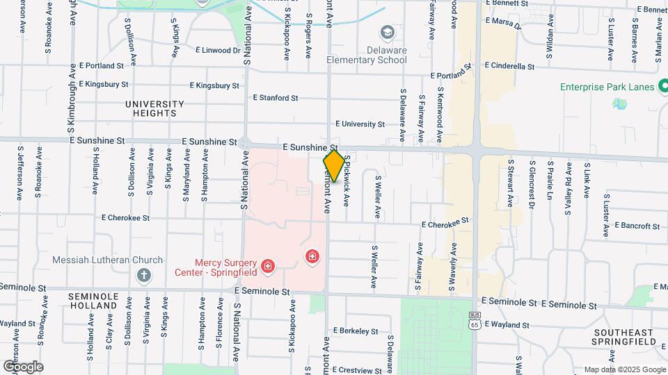 1912 S Fremont Ave Map and Location Details