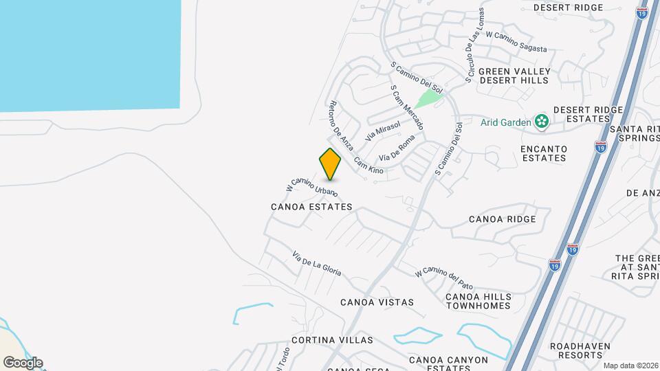 1750 W Camino Urbano Mapa y Detalles de la Ubicación