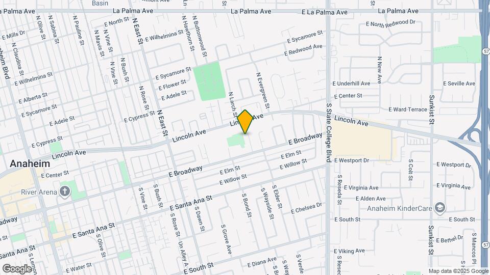 209 S Wayside Pl Map and Location Details