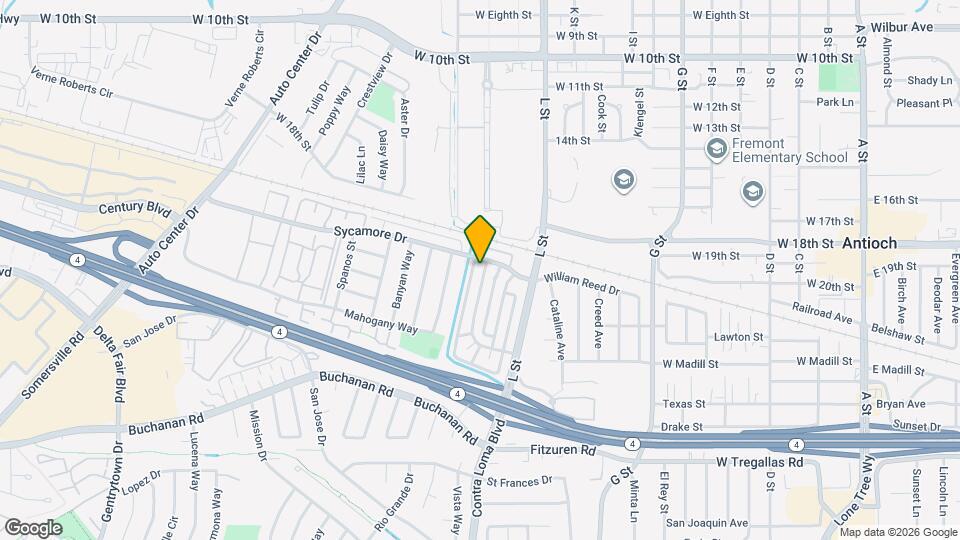 2104 Lemontree Way Map and Location Details