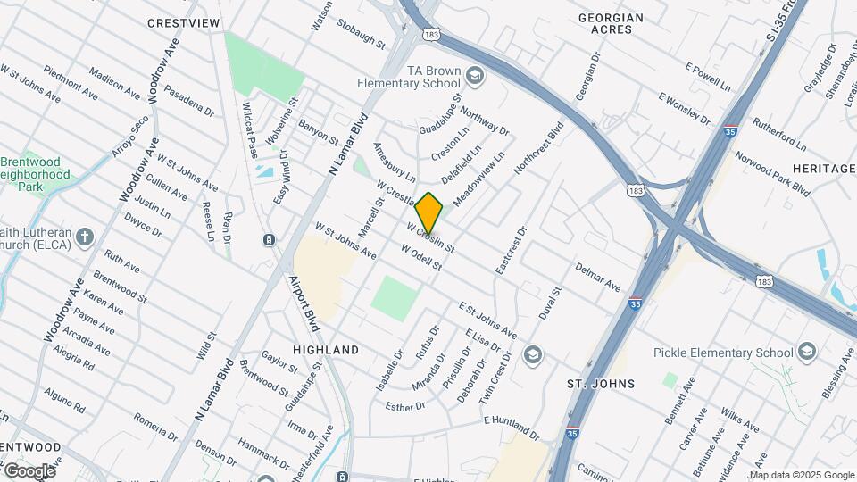 409 W Croslin St Map and Location Details