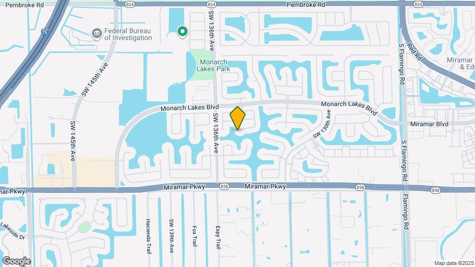 13398 SW 28th St Map and Location Details