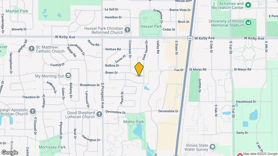 605 Breen Dr Map and Location Details