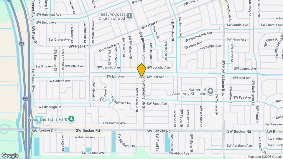 4374 SW Savona Blvd Map and Location Details