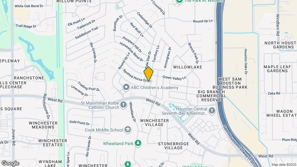 9611 Territory Ln Map and Location Details