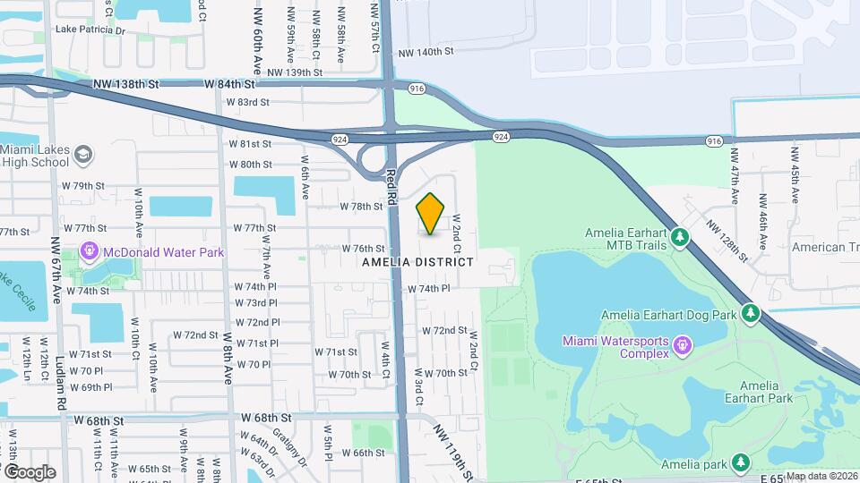 35XX W 75th Pl Map and Location Details