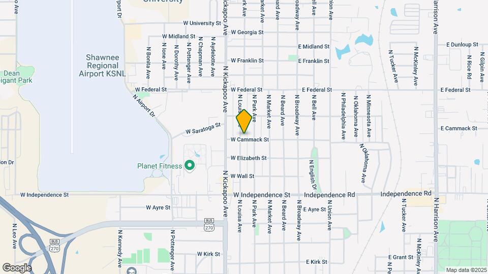 306-312 W Cammack St Mapa y Detalles de la Ubicación
