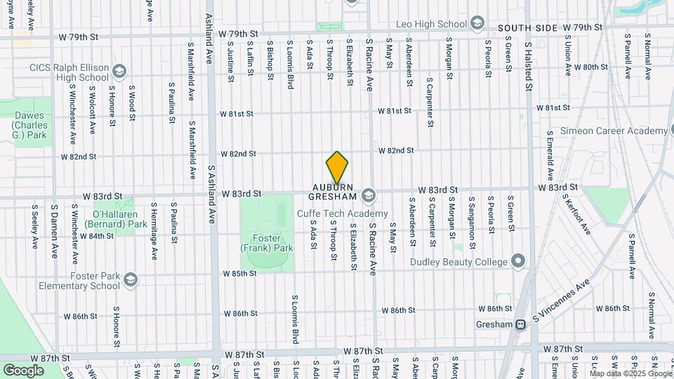1256 W 83rd St Map and Location Details