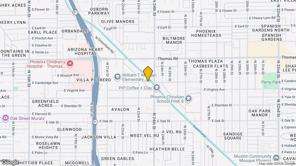 2723 N Greenfield Rd Map and Location Details