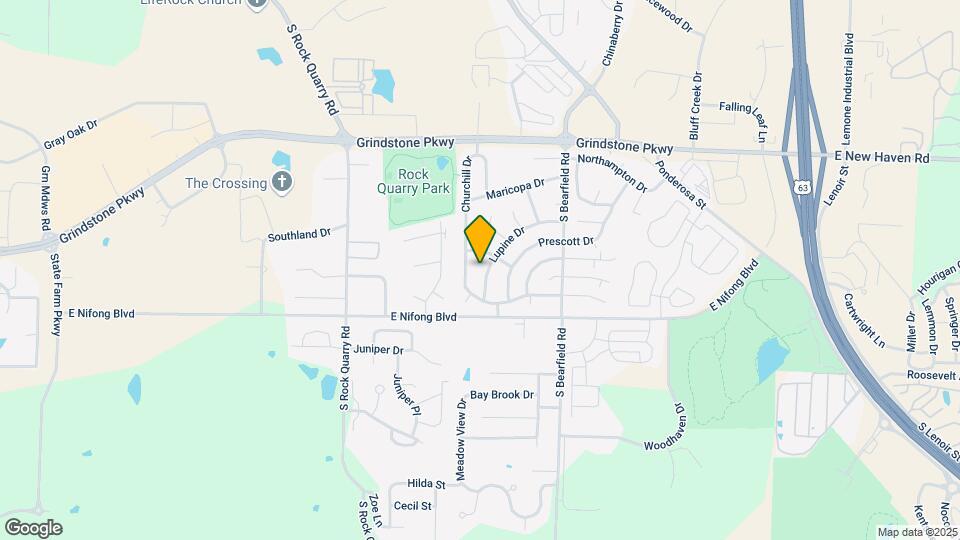 3705 Lupine Dr Map and Location Details
