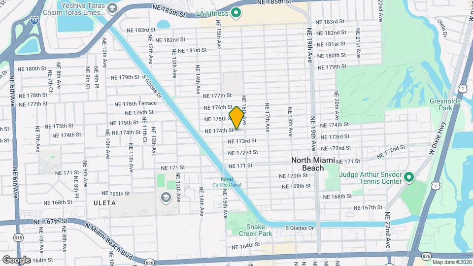 1566 NE 174th St Mapa y Detalles de la Ubicación