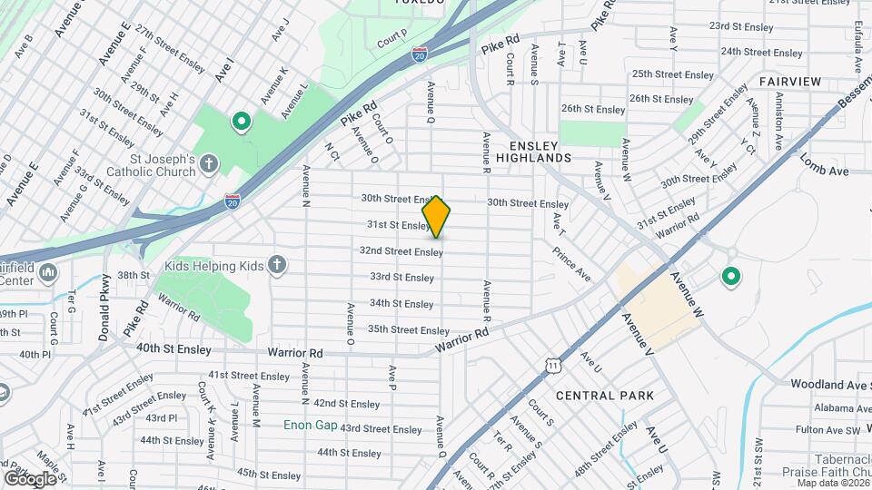 3118 Avenue Q Mapa y Detalles de la Ubicación
