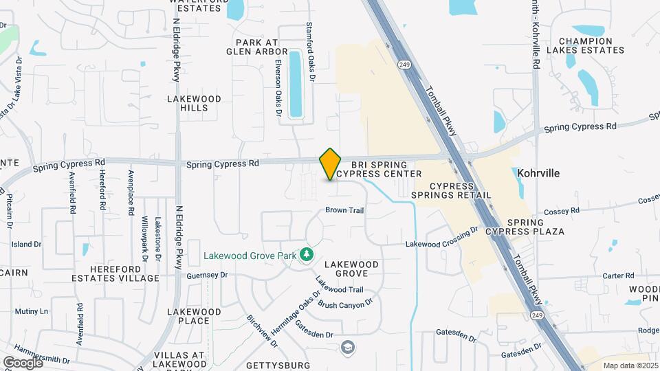 16419 Lakewood Field Dr Map and Location Details