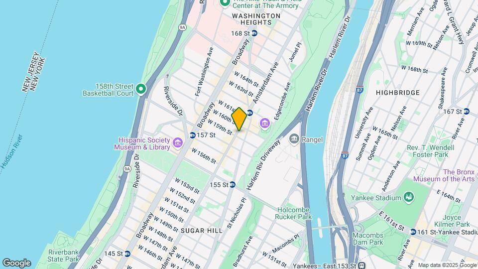 481 W 159th St Map and Location Details