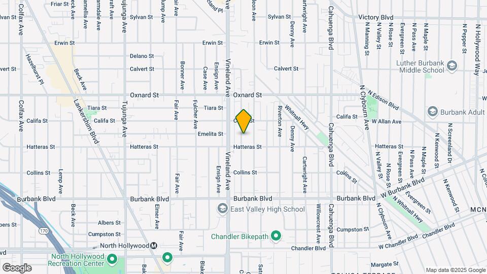 5820 Craner Ave Map and Location Details