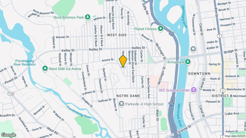 402 Hevey St Map and Location Details