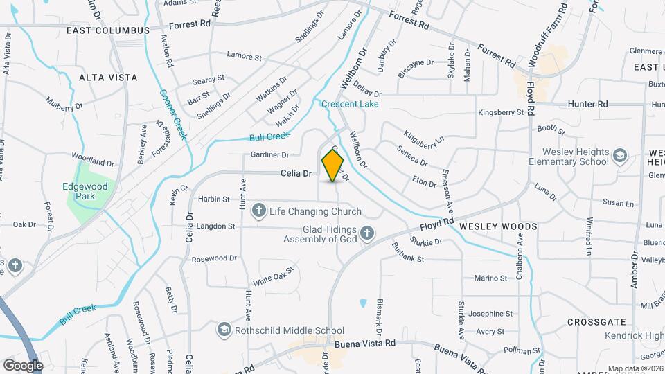 1519 Baker St Map and Location Details