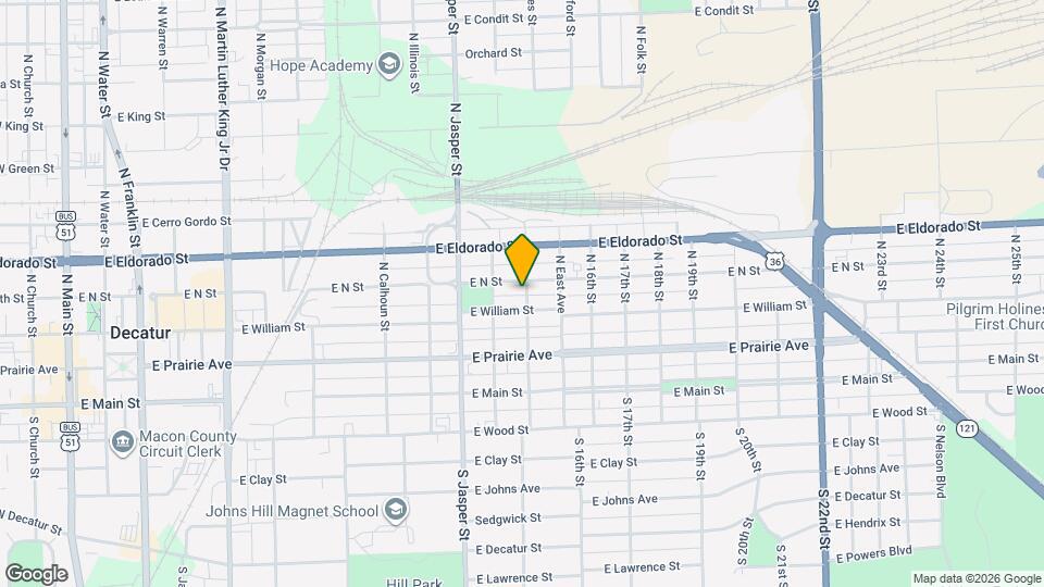 347 N Stone St Map and Location Details