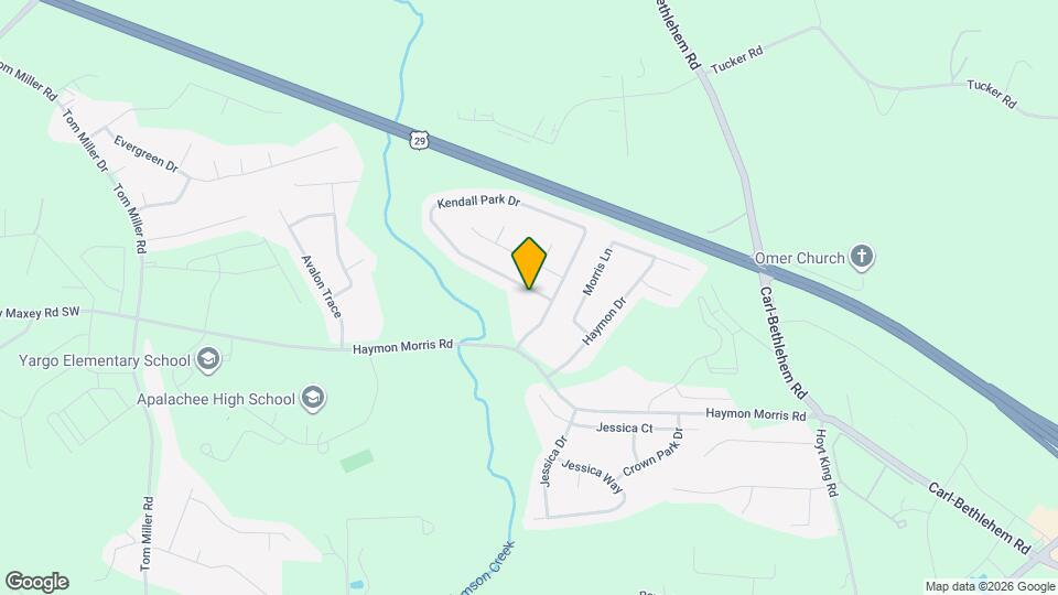 933 Kendall Park Dr Map and Location Details