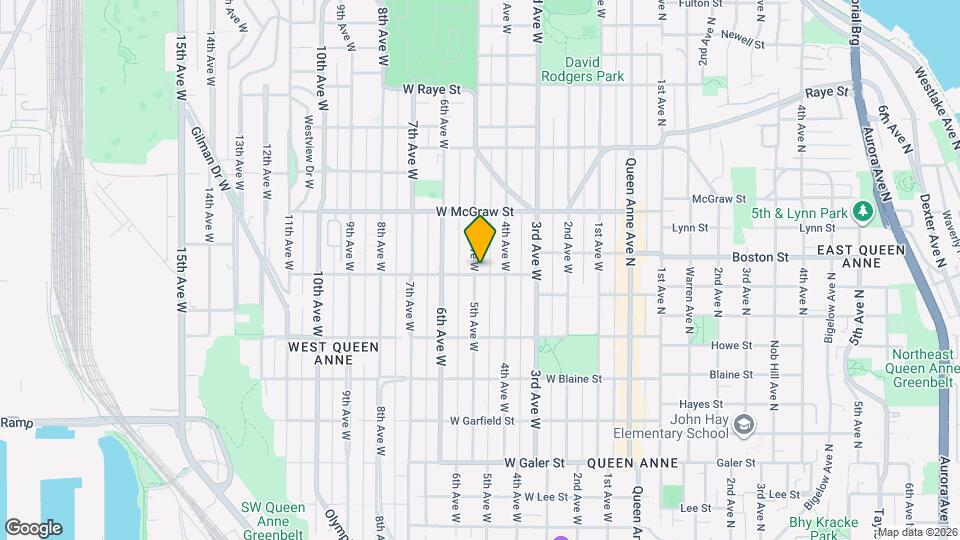 420 W Crockett St Map and Location Details