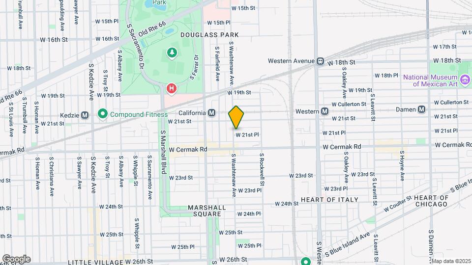 2654 W 21st Pl Mapa y Detalles de la Ubicación