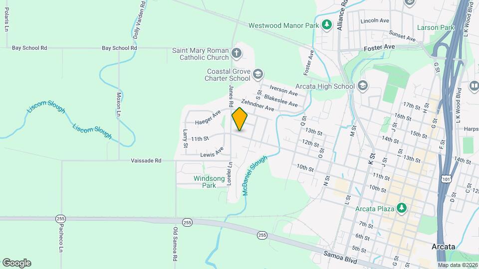 1960 11th St Map and Location Details