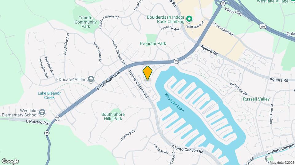 1234 S Westlake Blvd Map and Location Details