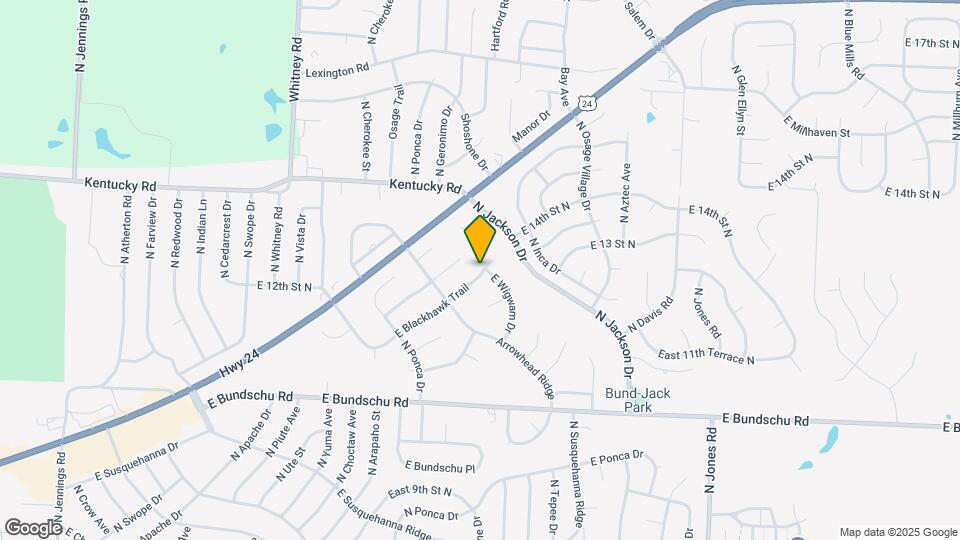 18738 E Blackhawk Trail Map and Location Details