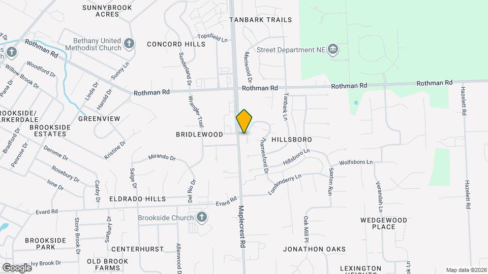 6304 Langwood Blvd Map and Location Details