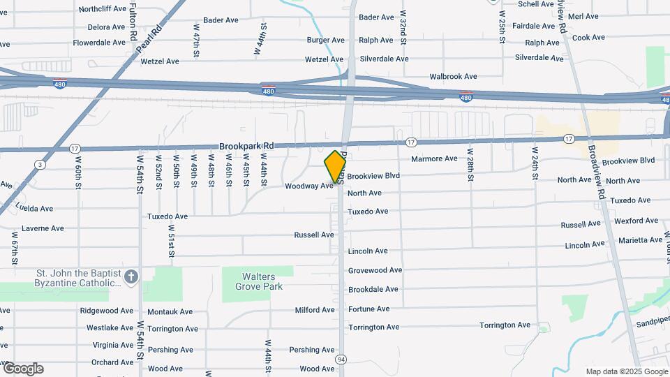 3601 Woodway Ave Map and Location Details