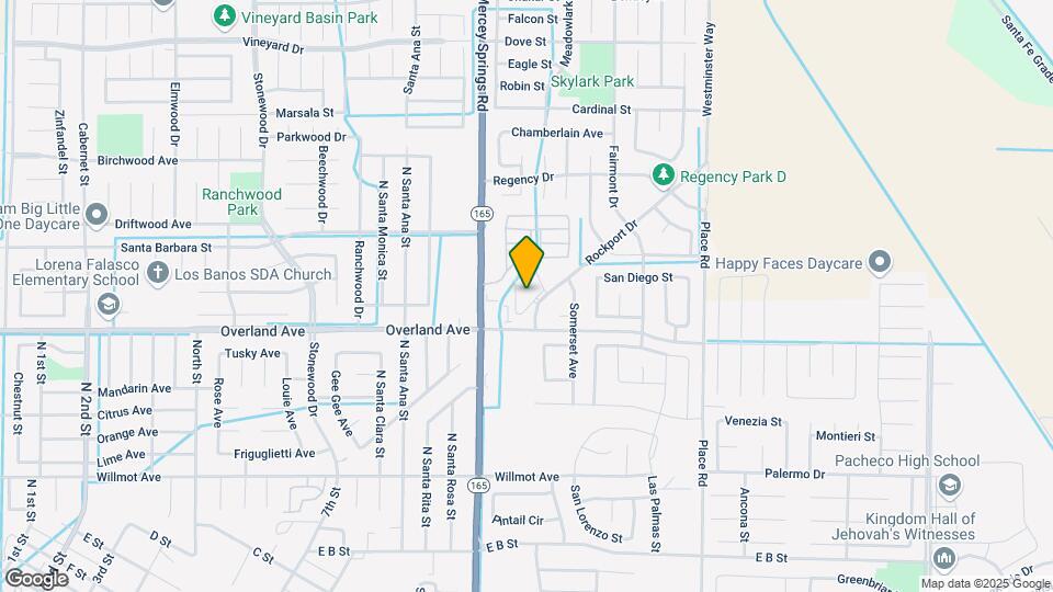 Overland Court Apartments - 62+ Senior Living Map and Location Details