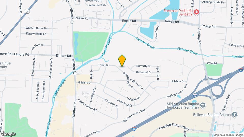 2286 Winding Path Dr Map and Location Details