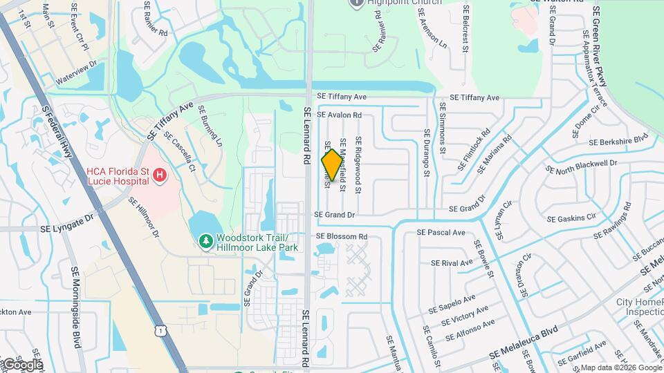 1741 SE Lorraine St Map and Location Details