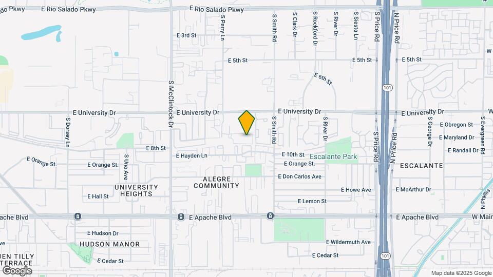 1905 E University Dr, Unit 2 Map and Location Details