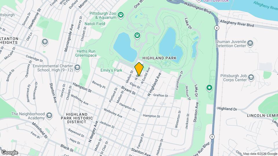 5807 Callowhill St Map and Location Details