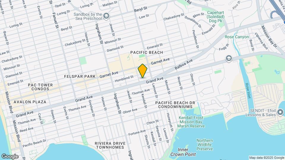 1820 Grand Ave Map and Location Details