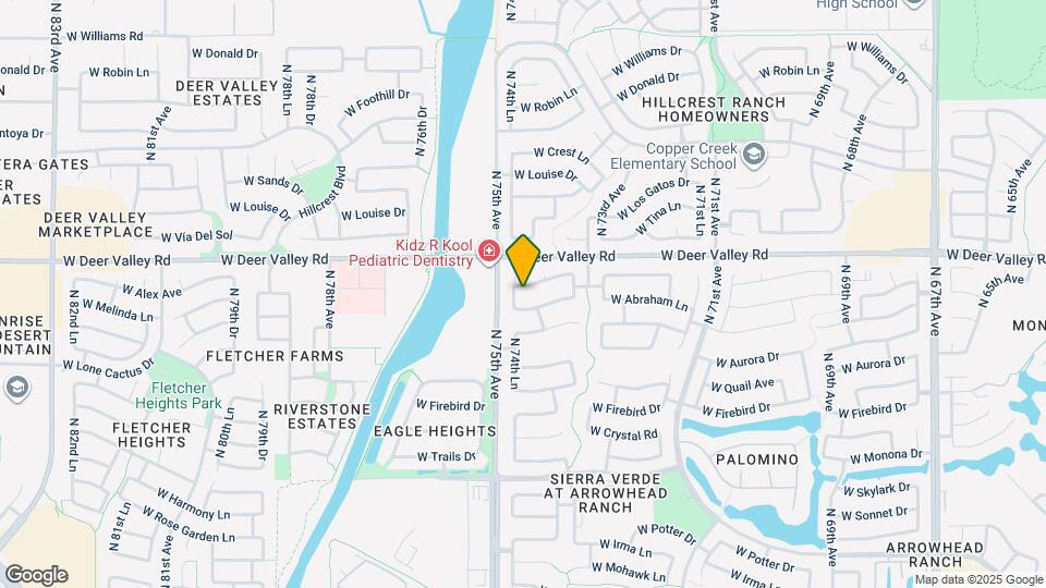 7453 W Melinda Ln Mapa y Detalles de la Ubicación